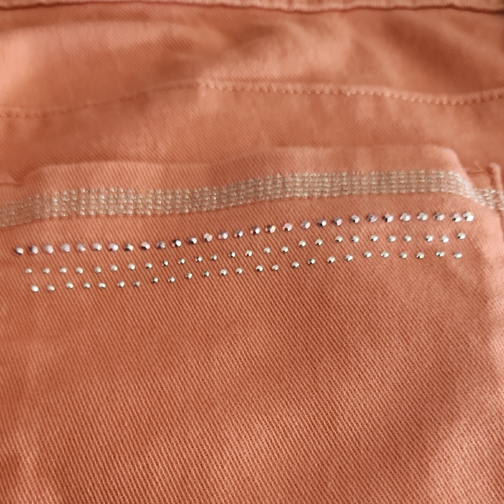 Lee, Chic Coral, below the knee shorts, SZ 18W - Picture 10 of 12